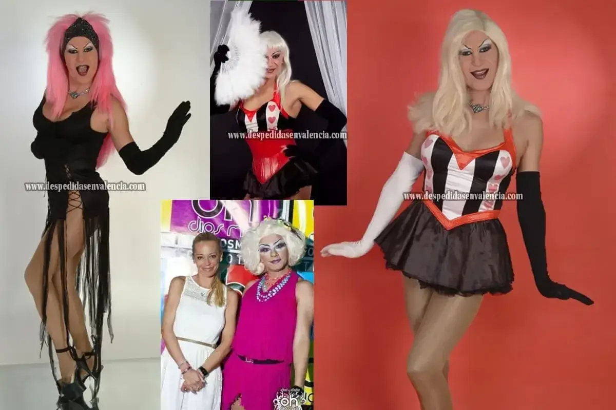 Drag queen para despedidas en Castellón y Gandía para fiestas privadas